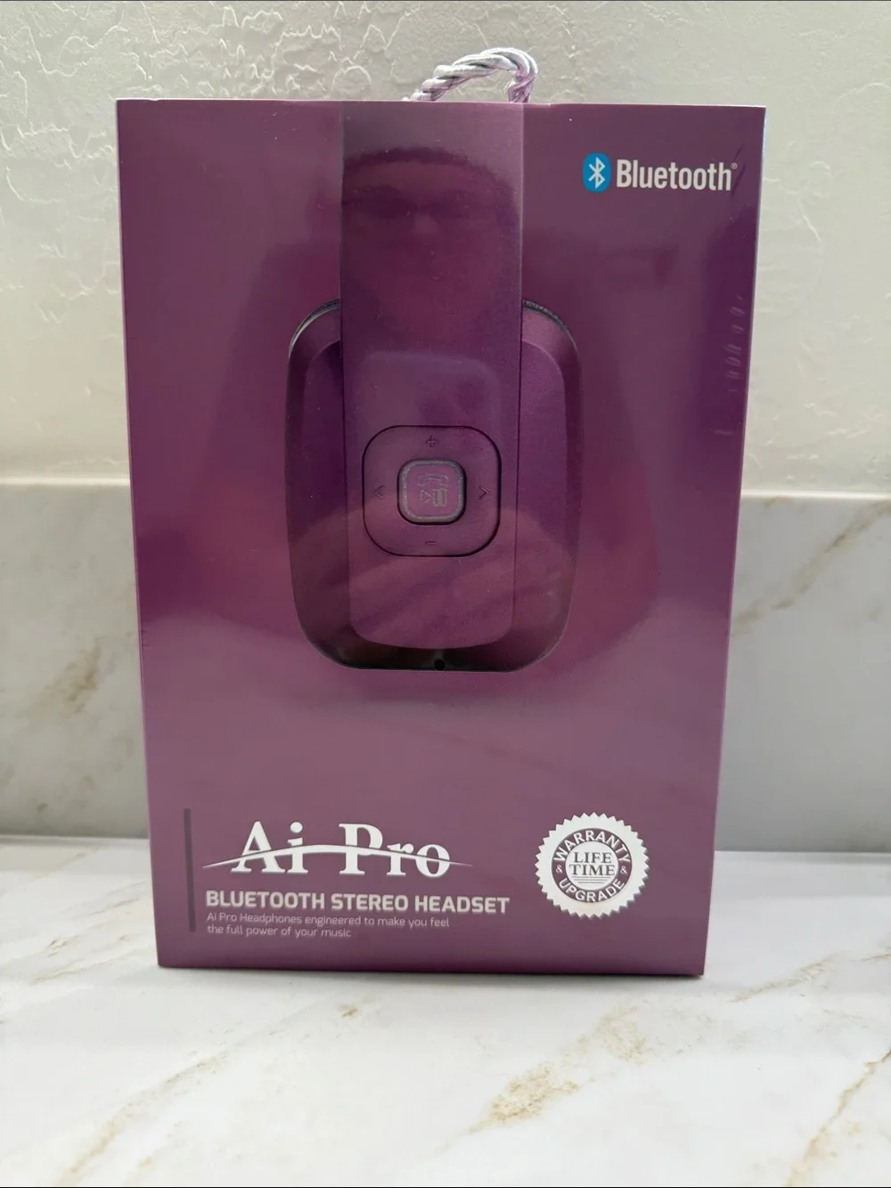 Ai Pro Bluetooth Stereo Headset - Purple